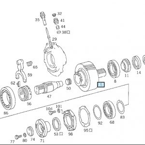 DRIVE SHAFT FRONT-AXLE/REAR-AXLE OUTPUT